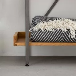 Ars manufacti Bücherregal Dharai I - Echtholzfurnier / Metall - Eiche / Silber -Büromöbel Verkaufsgeschäft 1000117164 180827 07154918 GALLERYIMAGES P000000001000117164