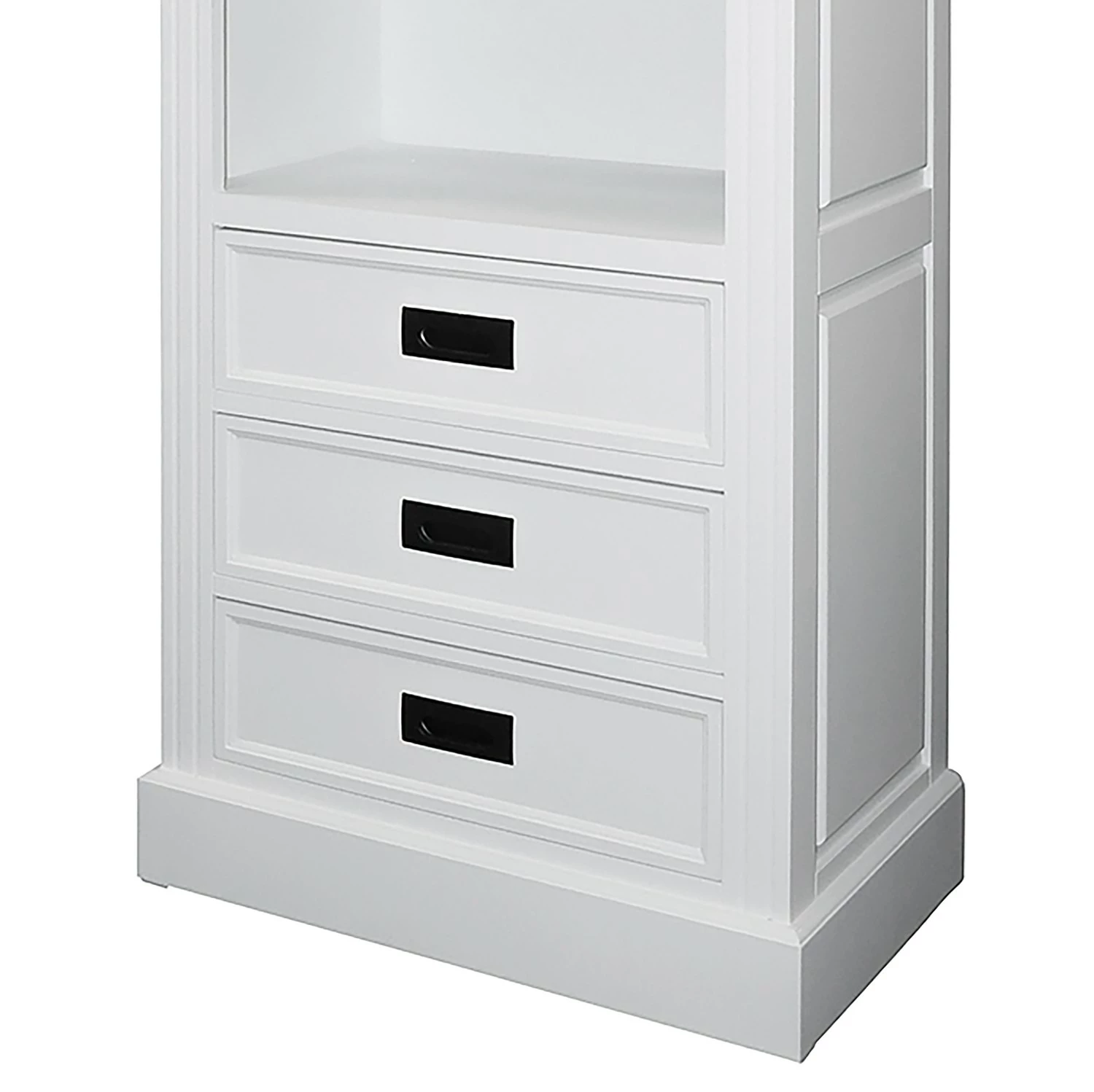 Maison Belfort Regal Nasinu - Paulownia teilmassiv - Weiß / Antik Grau 5 Maison Belfort Regal Nasinu - Paulownia teilmassiv - Weiß / Antik Grau – Bild 3