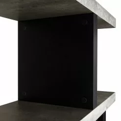 Temahome Regal Detroit - Beton Dekor / Schwarz - Höhe: 172 cm -Büromöbel Verkaufsgeschäft 1000119829 201016 13245900250 DETAILS P000000001000119829