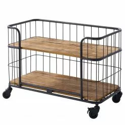 Ars manufacti Regal Namber II - Mango massiv / Metall - Mango / Schwarz