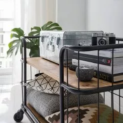 Ars manufacti Regal Namber II - Mango massiv / Metall - Mango / Schwarz -Büromöbel Verkaufsgeschäft 1000122518 210129 15182400004 DETAILS P000000001000122518