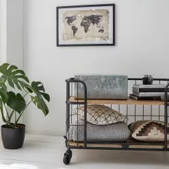 Ars manufacti Regal Namber II - Mango massiv / Metall - Mango / Schwarz -Büromöbel Verkaufsgeschäft 1000122518 210129 15182800006 DETAILS P000000001000122518