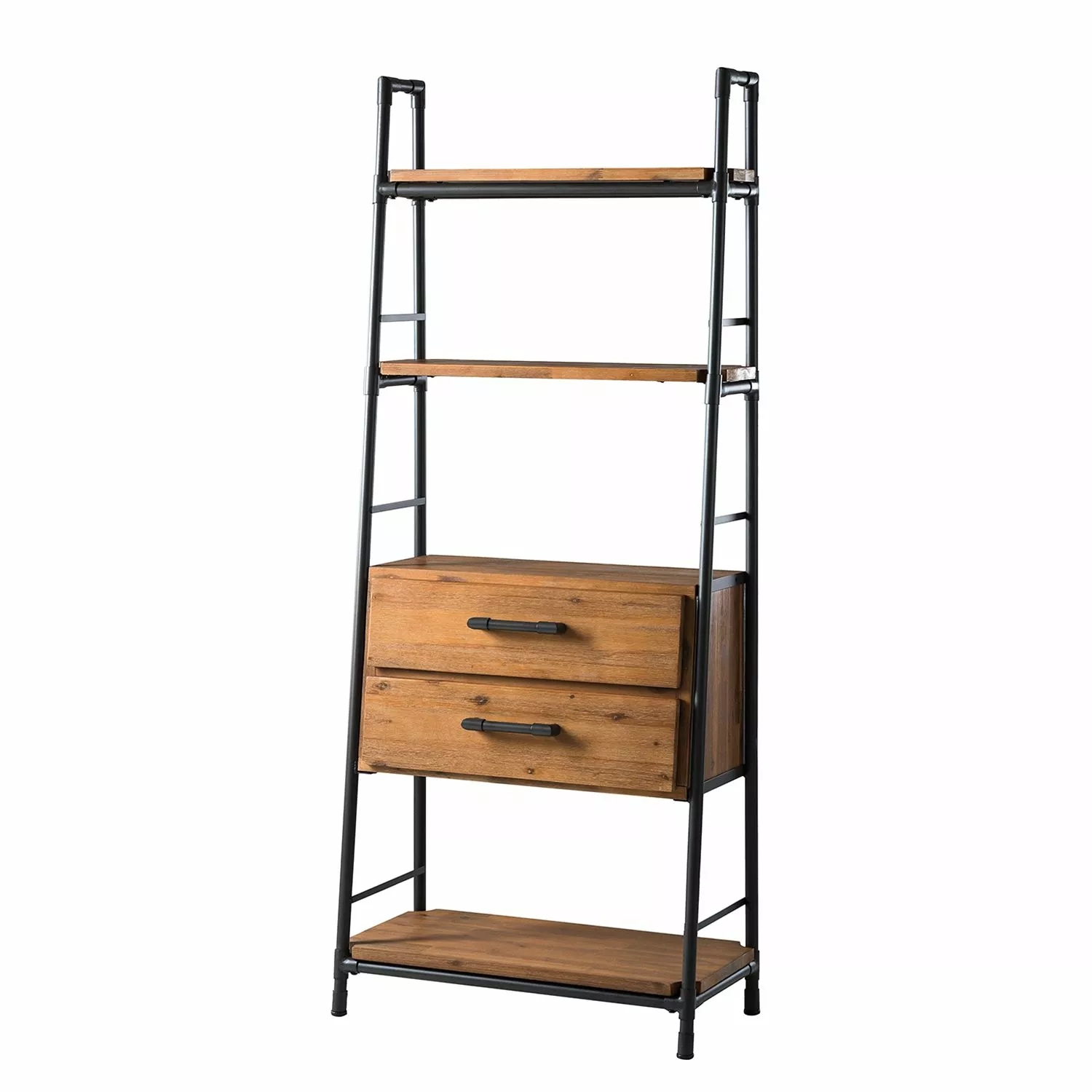 Ars manufacti Regal Atelier IV - Akazie massiv / Metall - Akazie Braun / Anthrazit 3 Ars manufacti Regal Atelier IV - Akazie massiv / Metall - Akazie Braun / Anthrazit