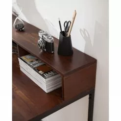 Ars manufacti Schreibtisch Woodson I - Akazie massiv / Eisen - Akazie Braun -Büromöbel Verkaufsgeschäft 1000123250 210205 15491700003 DETAILS P000000001000123250