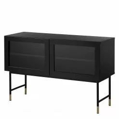 Studio Copenhagen Kommode Luuk - Matt Schwarz / Gold