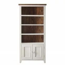 Maison Belfort Bücherregal Balignton I - Kiefer massiv - Weiß / Kiefer -Büromöbel Verkaufsgeschäft 1000123499 211116 12462000077 DETAILS P000000001000123499