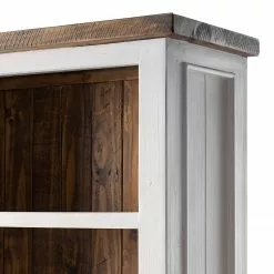 Maison Belfort Bücherregal Balignton I - Kiefer massiv - Weiß / Kiefer -Büromöbel Verkaufsgeschäft 1000123499 211116 12463100095 DETAILS P000000001000123499