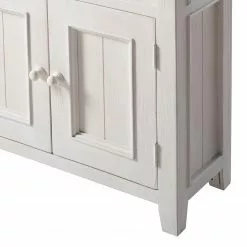 Maison Belfort Bücherregal Balignton I - Kiefer massiv - Weiß / Kiefer -Büromöbel Verkaufsgeschäft 1000123499 211116 124653000107 DETAILS P000000001000123499