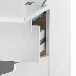 Mørteens Sekretär Tenabo - Matt Weiß / Asteiche -Büromöbel Verkaufsgeschäft 1000123519 220816 040 DETAILS P000000001000123519