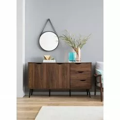 Mørteens Sideboard Gjora - Gummibaum teilmassiv - Walnuss -Büromöbel Verkaufsgeschäft 1000123698 190430 14140300024 MOOD GALLERYIMAGES P000000001000123698 mood