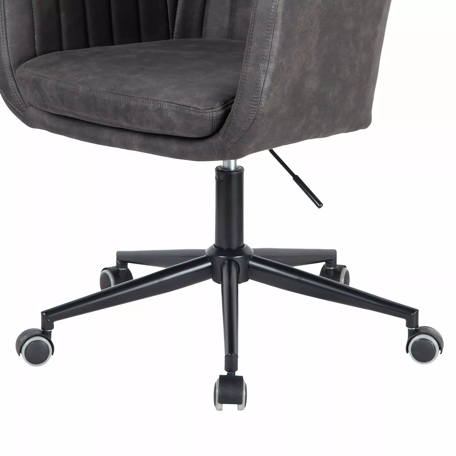 Mørteens Bürodrehstuhl Leedy - Kunstleder - Vintage Grau / Schwarz 9 Mørteens Bürodrehstuhl Leedy - Kunstleder - Vintage Grau / Schwarz – Bild 7