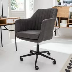 Mørteens Bürodrehstuhl Leedy - Kunstleder - Vintage Grau / Schwarz 18 Mørteens Bürodrehstuhl Leedy - Kunstleder - Vintage Grau / Schwarz -Büromöbel Verkaufsgeschäft 1000123850 190130 10524900005 GALLERYIMAGES P000000001000123850