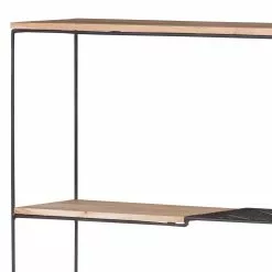 Red Living Regal Soltas - Akazie massiv / Metall - Akazie / Schwarz -Büromöbel Verkaufsgeschäft 1000124007 180803 14033055 GALLERYIMAGES P000000001000124007