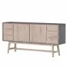 Norrwood Sideboard Karis - Mango massiv - Grau / Mango -Büromöbel Verkaufsgeschäft 1000124013 180803 14033075 IMAGE P000000001000124013