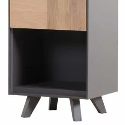 Norrwood Regal Colfax - Eiche teilmassiv - Eiche / Grau 7 Norrwood Regal Colfax - Eiche teilmassiv - Eiche / Grau -Büromöbel Verkaufsgeschäft 1000124033 180803 140331138 GALLERYIMAGES P000000001000124033