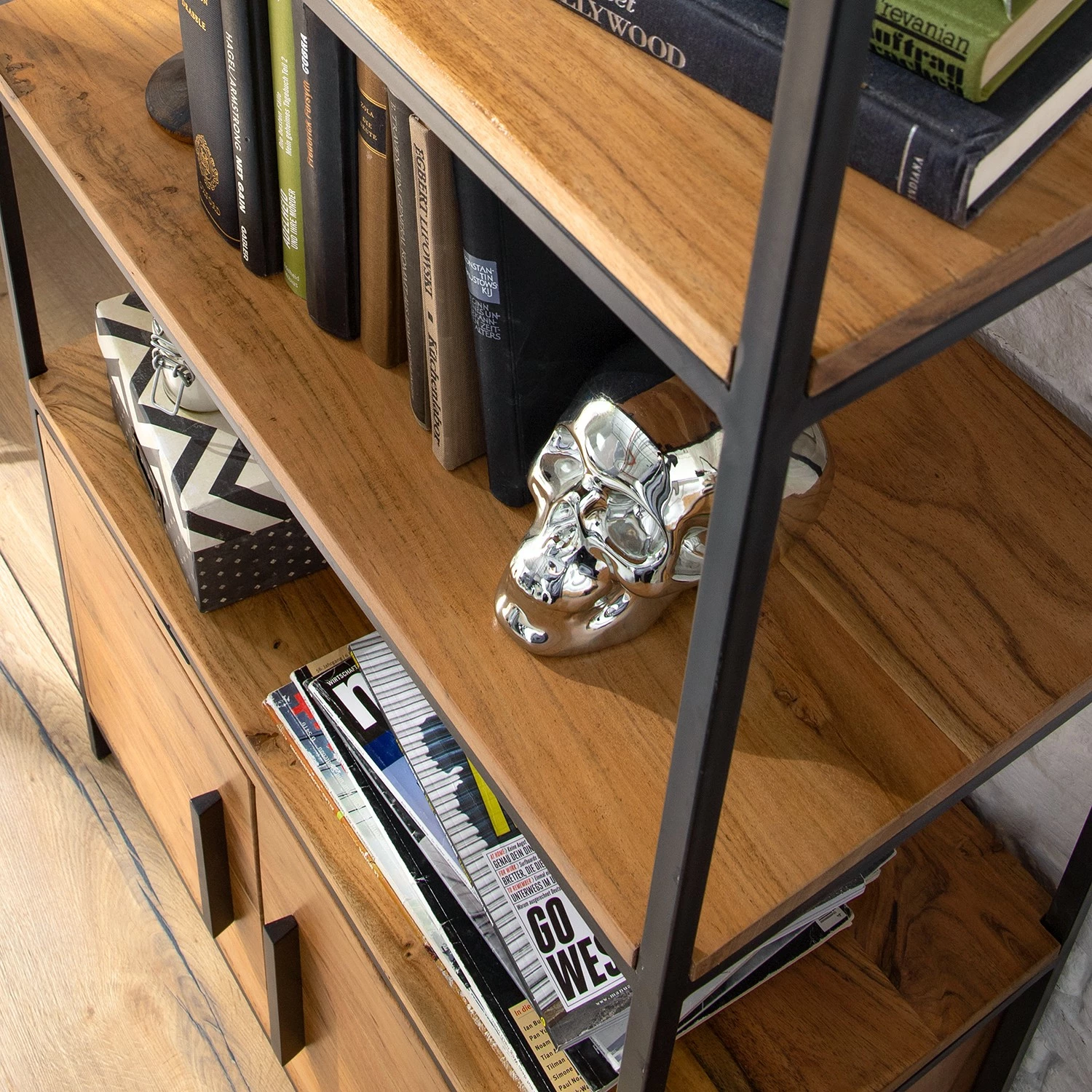 Ars manufacti Regal Woodson IV - Akazie massiv / Eisen - Akazie Hellbraun 8 Ars manufacti Regal Woodson IV - Akazie massiv / Eisen - Akazie Hellbraun – Bild 6