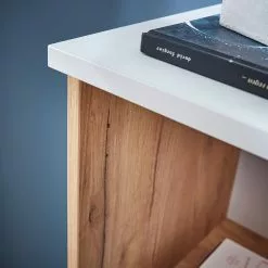 Germania Aktenschrank Lioni l - Eiche Navarra Dekor / Weiß -Büromöbel Verkaufsgeschäft 1000126191 180716 12473807 GALLERYIMAGES P000000001000126191