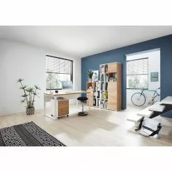 Germania Schreibtisch Lioni - Eiche Navarra Dekor / Weiß 14 Germania Schreibtisch Lioni - Eiche Navarra Dekor / Weiß -Büromöbel Verkaufsgeschäft 1000126195 181009 10480406 MOOD GALLERYIMAGES P000000001000126195 mood