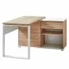 Germania Eckschreibtisch Lioni - Eiche Navarra Dekor / Weiß -Büromöbel Verkaufsgeschäft 1000126218 180716 12473819 IMAGE P000000001000126218