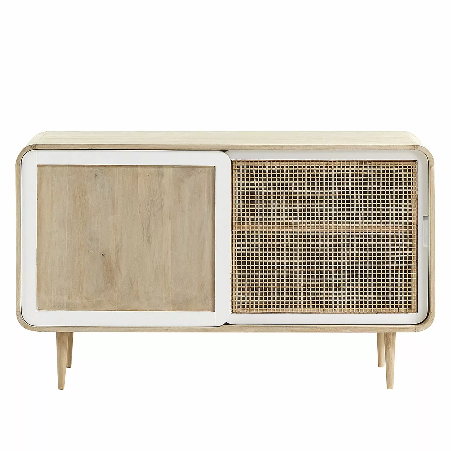 Norrwood Sideboard Gunnebo - Mango massiv - Mango / Weiß 6 Norrwood Sideboard Gunnebo - Mango massiv - Mango / Weiß – Bild 4