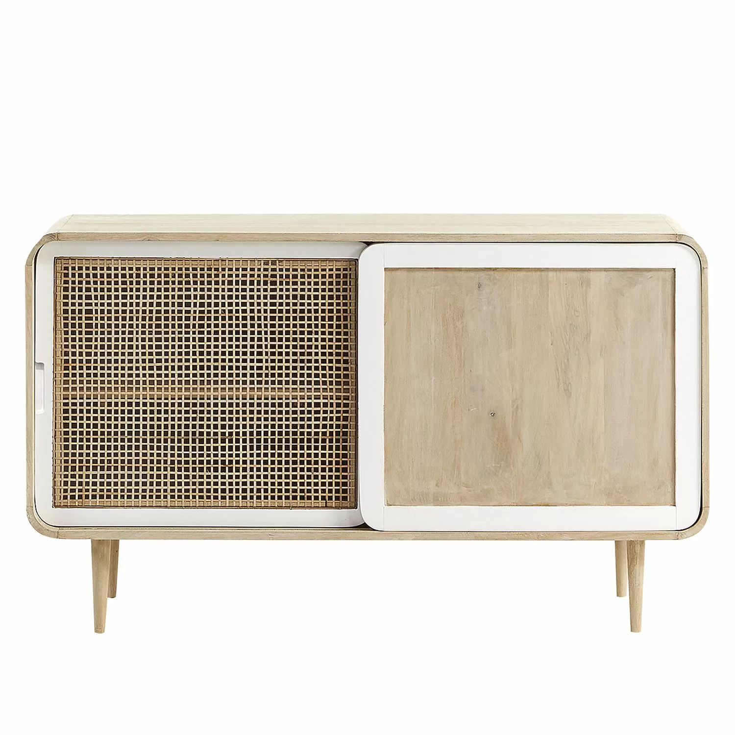 Norrwood Sideboard Gunnebo - Mango massiv - Mango / Weiß 7 Norrwood Sideboard Gunnebo - Mango massiv - Mango / Weiß – Bild 5