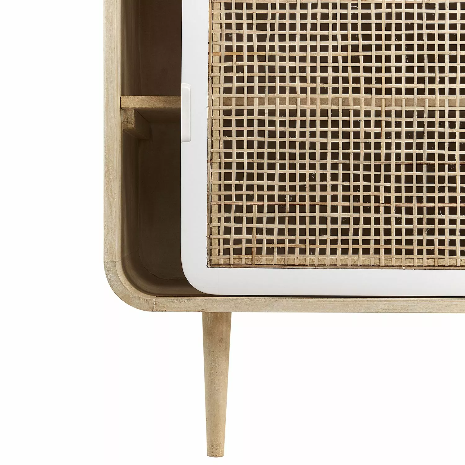 Norrwood Sideboard Gunnebo - Mango massiv - Mango / Weiß 5 Norrwood Sideboard Gunnebo - Mango massiv - Mango / Weiß – Bild 3