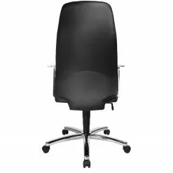Topstar Bürodrehstuhl Chairman 70 ll - Echtleder / Aluminium - Schwarz / Chrom -Büromöbel Verkaufsgeschäft 1000127467 180807 17584845 GALLERYIMAGES P000000001000127467