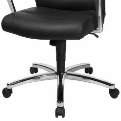 Topstar Bürodrehstuhl Chairman 70 ll - Echtleder / Aluminium - Schwarz / Chrom -Büromöbel Verkaufsgeschäft 1000127467 180807 17584846 GALLERYIMAGES P000000001000127467
