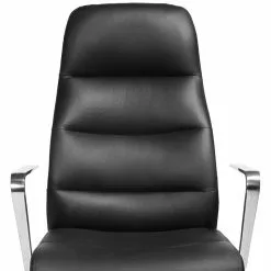 Topstar Bürodrehstuhl Chairman 70 ll - Echtleder / Aluminium - Schwarz / Chrom -Büromöbel Verkaufsgeschäft 1000127467 180807 17584847 GALLERYIMAGES P000000001000127467