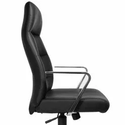 Topstar Bürodrehstuhl Chairman 70 ll - Echtleder / Aluminium - Schwarz / Chrom -Büromöbel Verkaufsgeschäft 1000127467 180807 17584848 GALLERYIMAGES P000000001000127467