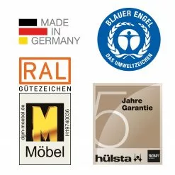 Now! by hülsta Regal hülsta now easy - Lack Reinweiß - Breite: 64 cm - Ausrichtung rechts -Büromöbel Verkaufsgeschäft 1000127825 200803 07493100044 DETAILS P000000001000127825