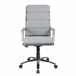 Duo Collection Chefsessel Lennes - Webstoff / Metall - Grau / Chrom -Büromöbel Verkaufsgeschäft 1000129054 180817 15164855 GALLERYIMAGES P000000001000129054