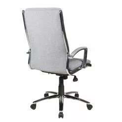 Duo Collection Chefsessel Lennes - Webstoff / Metall - Grau / Chrom -Büromöbel Verkaufsgeschäft 1000129054 180817 15164857 GALLERYIMAGES P000000001000129054