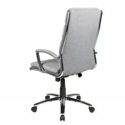 Duo Collection Chefsessel Lennes - Webstoff / Metall - Grau / Chrom -Büromöbel Verkaufsgeschäft 1000129054 180817 15164859 GALLERYIMAGES P000000001000129054