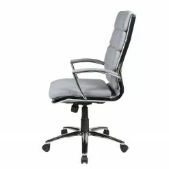 Duo Collection Chefsessel Lennes - Webstoff / Metall - Grau / Chrom -Büromöbel Verkaufsgeschäft 1000129054 180817 15164860 GALLERYIMAGES P000000001000129054