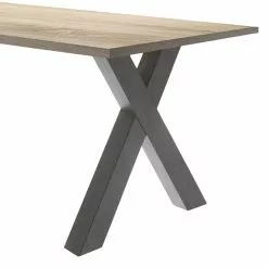 Mooved Schreibtisch Leeton II - Anthrazit / Eiche Sonoma Dekor - Breite: 160 cm -Büromöbel Verkaufsgeschäft 1000131672 180918 124154151 GALLERYIMAGES P000000001000131672