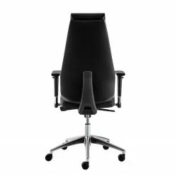 Mayer Sitzmöbel Bürodrehstuhl Lakota - Echtleder / Aluminium - Schwarz / Chrom -Büromöbel Verkaufsgeschäft 1000133111 180919 09514918 GALLERYIMAGES P000000001000133111