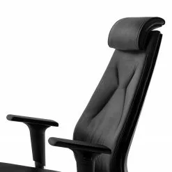 Mayer Sitzmöbel Bürodrehstuhl Lakota - Echtleder / Aluminium - Schwarz / Chrom -Büromöbel Verkaufsgeschäft 1000133111 180919 09515021 GALLERYIMAGES P000000001000133111