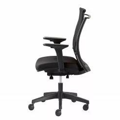 Home24office Bürodrehstuhl Wilton - Webstoff - Schwarz - Mit Armlehnen -Büromöbel Verkaufsgeschäft 1000133117 180919 09515240 GALLERYIMAGES P000000001000133117