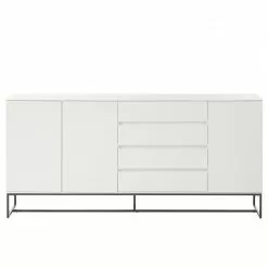 Fredriks Sideboard Zaddy I - Weiß / Schwarz -Büromöbel Verkaufsgeschäft 1000134689 210426 13542800015 DETAILS P000000001000134689