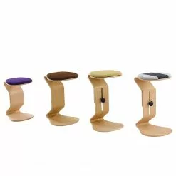 Mayer Sitzmöbel Hocker myERCOLINO - Laneve-Wolle / Echtholzfunier - Anthrazit -Büromöbel Verkaufsgeschäft 1000137053 181116 132402171 GALLERYIMAGES P000000001000137053