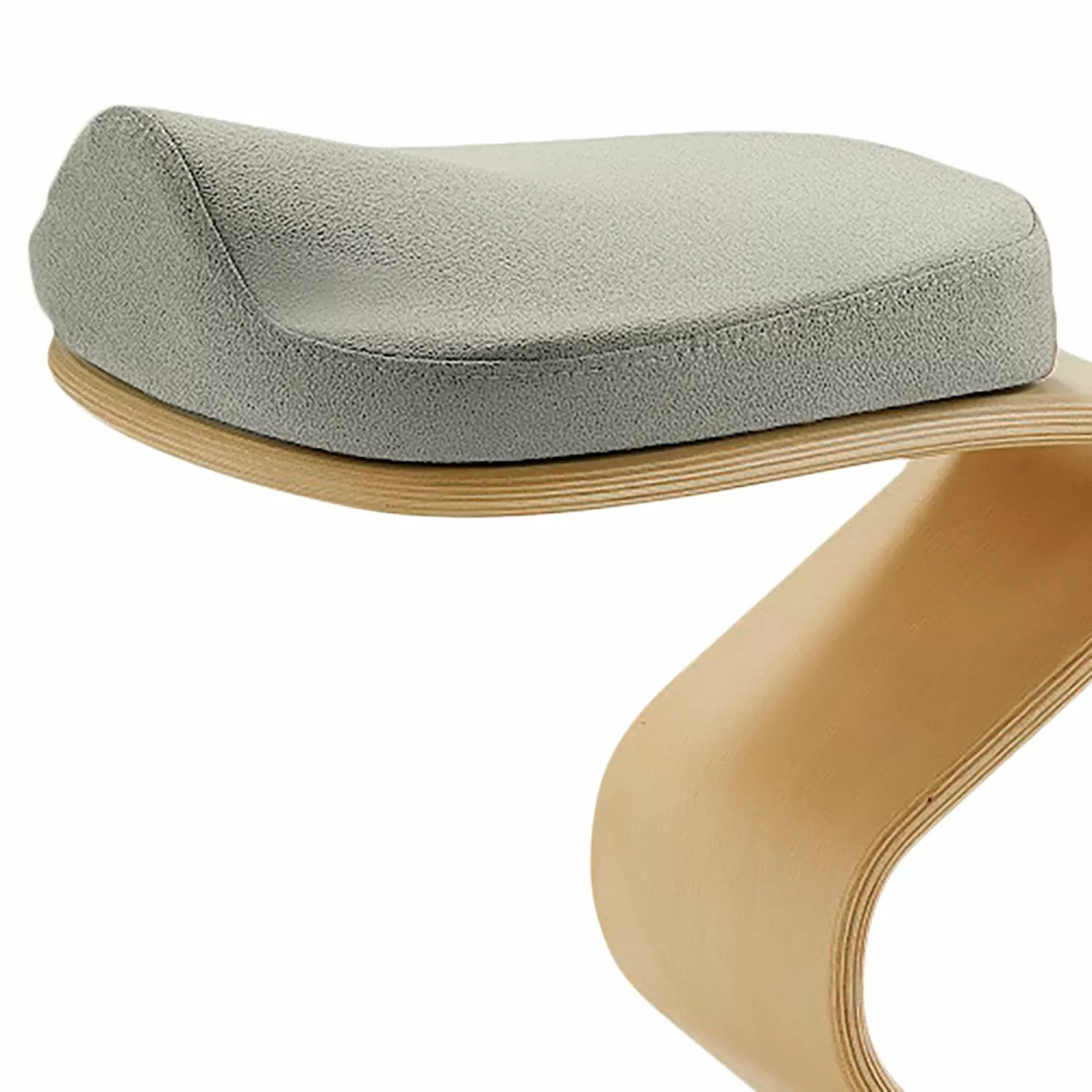 Mayer Sitzmöbel Hocker myERCOLINO - Laneve-Wolle / Echtholzfunier - Granit 4 Mayer Sitzmöbel Hocker myERCOLINO - Laneve-Wolle / Echtholzfunier - Granit – Bild 2