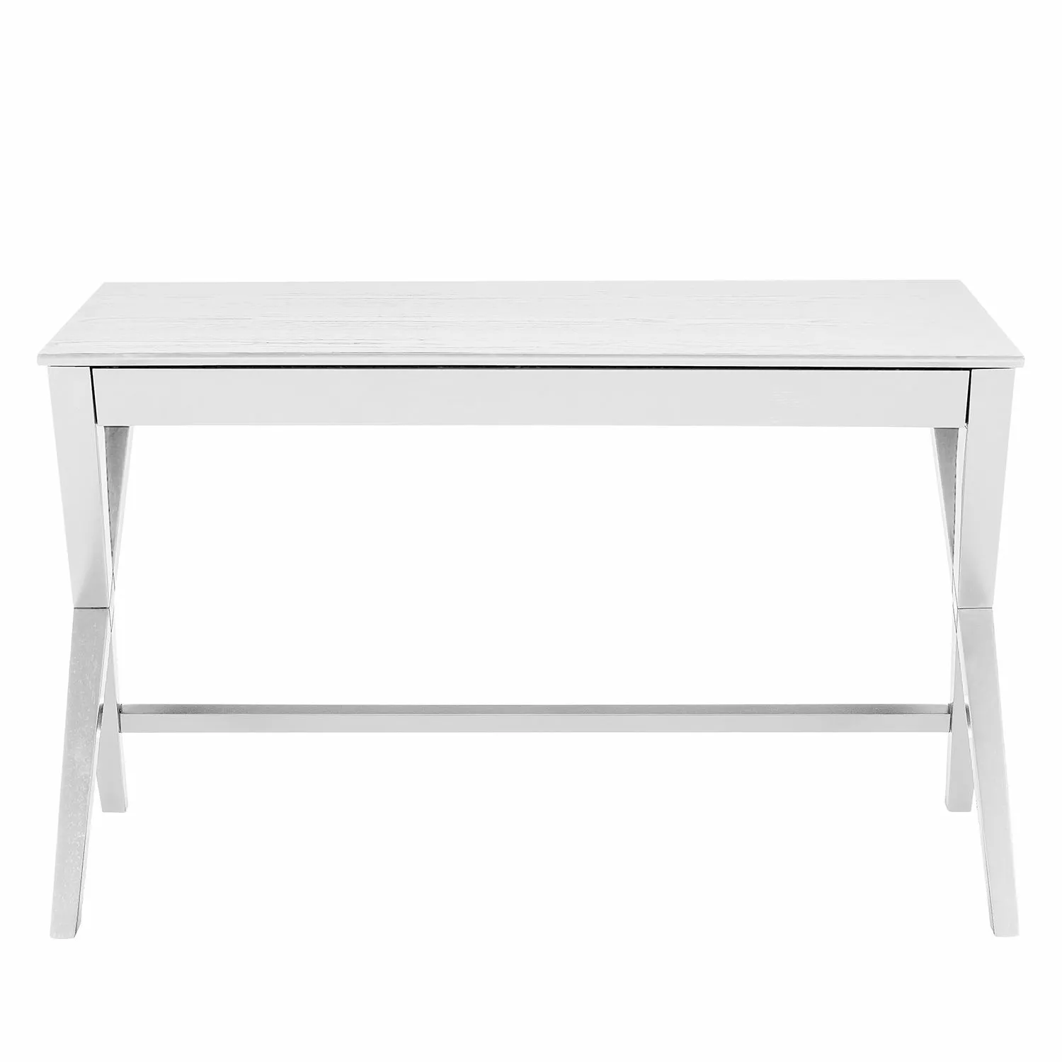 Norrwood Schreibtisch Calise - Gummibaum teilmassiv - Weiß 3 Norrwood Schreibtisch Calise - Gummibaum teilmassiv - Weiß