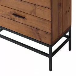 Ars manufacti Regal Grasby - Pinie massiv / Metall - Pinie / Schwarz -Büromöbel Verkaufsgeschäft 1000147149 190726 15531700016 DETAILS P000000001000147149