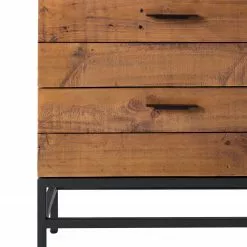 Ars manufacti Regal Grasby - Pinie massiv / Metall - Pinie / Schwarz -Büromöbel Verkaufsgeschäft 1000147149 190726 15531800018 DETAILS P000000001000147149