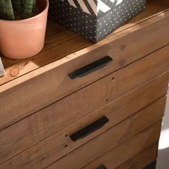 Ars manufacti Regal Grasby - Pinie massiv / Metall - Pinie / Schwarz -Büromöbel Verkaufsgeschäft 1000147149 190730 14584800007 DETAILS P000000001000147149