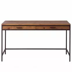 Ars manufacti Schreibtisch Grasby - Pinie massiv / Metall - Pinie / Schwarz -Büromöbel Verkaufsgeschäft 1000147153 190726 15531900028 DETAILS P000000001000147153