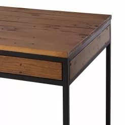 Ars manufacti Schreibtisch Grasby - Pinie massiv / Metall - Pinie / Schwarz -Büromöbel Verkaufsgeschäft 1000147153 190726 15532000033 DETAILS P000000001000147153