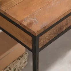 Ars manufacti Schreibtisch Grasby - Pinie massiv / Metall - Pinie / Schwarz -Büromöbel Verkaufsgeschäft 1000147153 190730 14584900015 DETAILS P000000001000147153