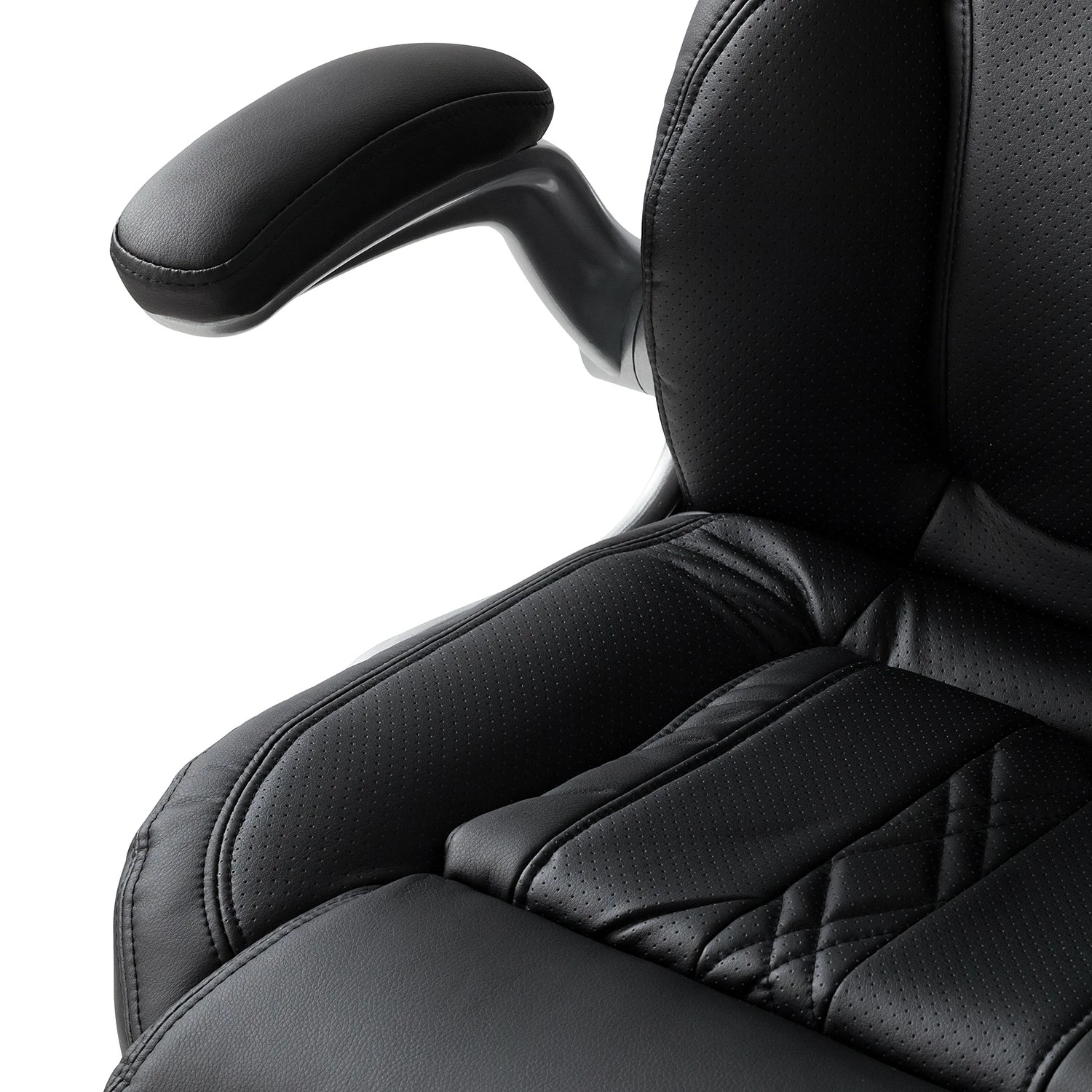 Furnitive Chefsessel Baylor XXL Kunstleder - Microfaser / Kunststoff - Schwarz 11 Furnitive Chefsessel Baylor XXL Kunstleder - Microfaser / Kunststoff - Schwarz – Bild 9